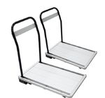 Adjustable Folding Utility Storage Stainless Steel Cart With Wheels