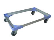Steel Folding Storage Cart Industrial Trolley Cart With Wheels Light Duty For Warehouse