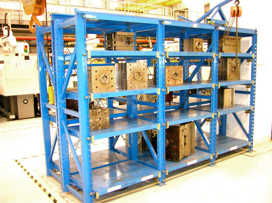 품질  Adjustable Drawable Mold Storage Racks Systems For Plastic Mould Industry 2T Weight Load 공장