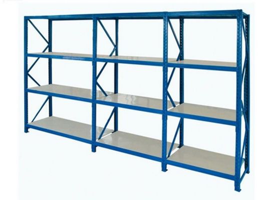 품질  Warehouse Steel Medium Duty Storage Rack With Upright Fram And Beams OEM Service 공장