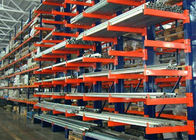 Double Side Structural Cantilever Pallet Racking , Warehouse Storage Racking Systems 