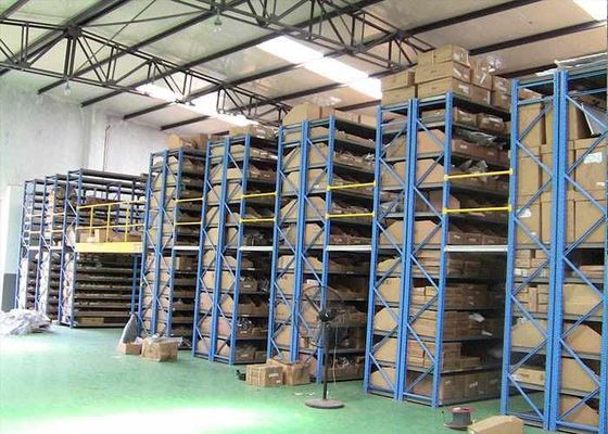 품질  Rack Supported Mezzanine Industrial Steel Storage Racks Cold Rolled With Racking Frames 공장
