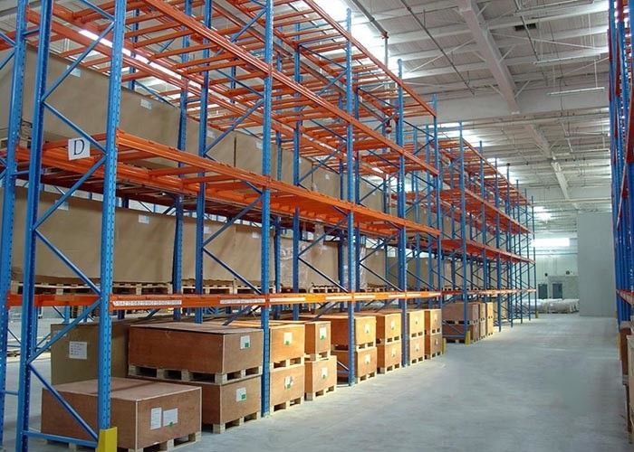 다단계 중량 산업용 팔렛 랙, 냉 laminated 강철 저장 랙 시스템