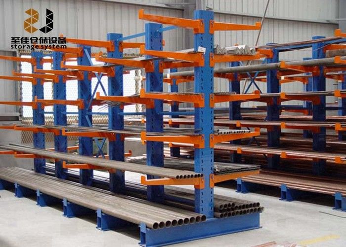 Customized Size Warranty 5 Years Cantilever Pallet Racking  Customized Color Pipe Storage Rack