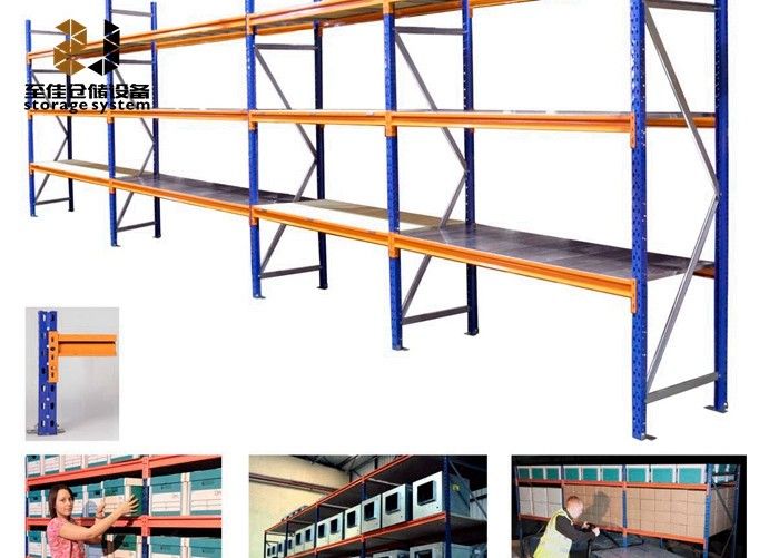 Multi-Level Light Duty Storage Rack , Galvanized Steel Industrial Storage Shelving