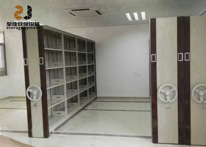 파우더 코팅 파일 캐비닛 저장 시스템, 안전 잠금과 함께 모바일 라이브러리 선반 시스템
