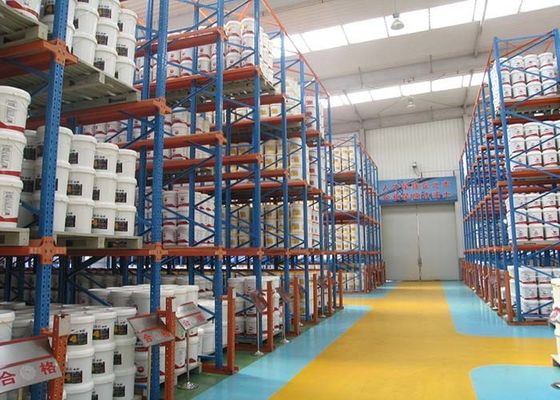 팔레트 래킹 제조업체의 금속 드라이브 1500kg/팔레트 창고 선반 시스템