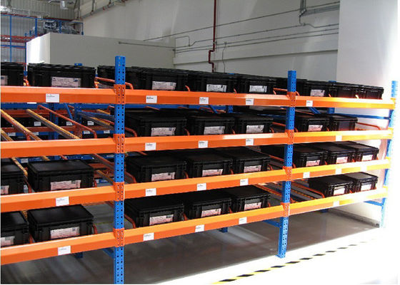 1000kg/pallet 산업용 철강 저장 래크 중력 흐름 래크 창고