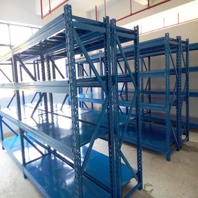중량 산업용 철강 저장 랙 500kg/층 상업용 창고 선반
