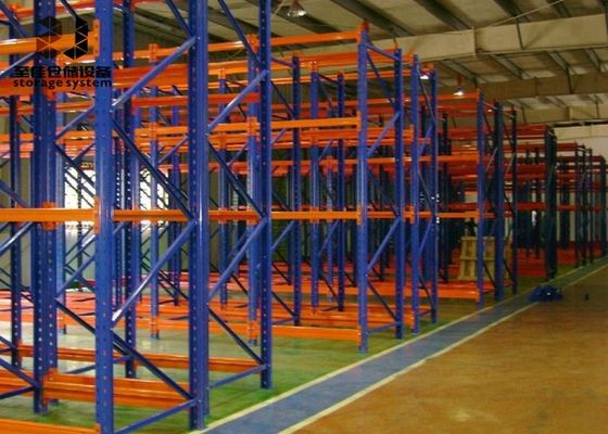 1000~4500kg/팔레트 중량 저장 래크 다층 금속 저장 래프 단위