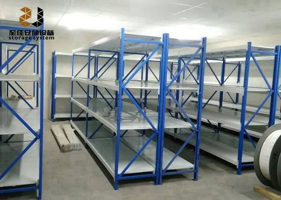 진열 보호 가루화 된 좁은 와이어 선반 / 산업 창고 래크