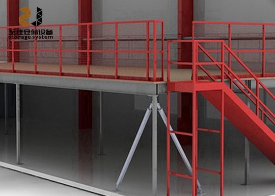 맞춤형 산업용 메즈나인 바닥 500kg/sqm-1500kg/sqm 오피스 메즈나인 구조