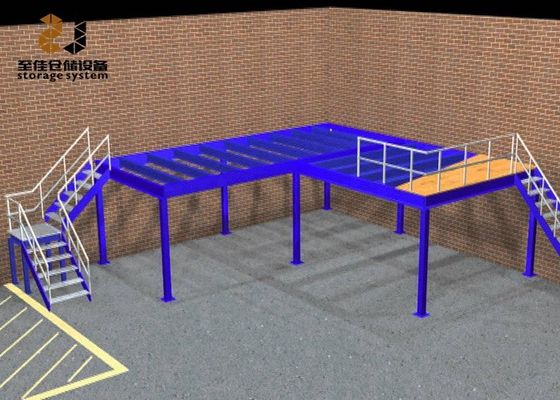 맞춤형 산업용 메즈나인 바닥 500kg/sqm-1500kg/sqm 오피스 메즈나인 구조