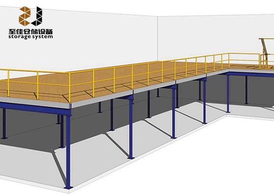 물류 처리용 가설된 창고 메즈나인 바닥 500kg/sqm-1500kg/sqm