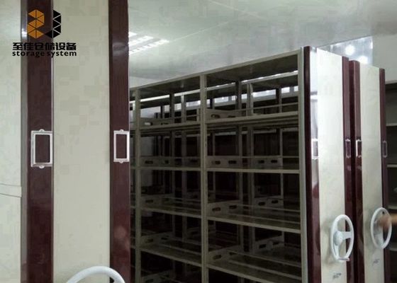 파우더 코팅 파일 캐비닛 저장 시스템, 안전 잠금과 함께 모바일 라이브러리 선반 시스템