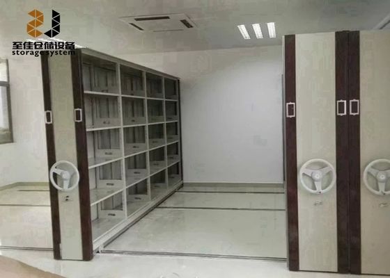 파우더 코팅 파일 캐비닛 저장 시스템, 안전 잠금과 함께 모바일 라이브러리 선반 시스템